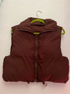 Women's Puffer Vest - Brown
